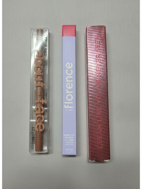 3pc Lip Liner Lot LAWLESS about-face Clockwork Florence NEW